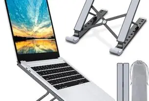 Boost Your Work Efficiency with an Aluminum Portable Laptop Stand